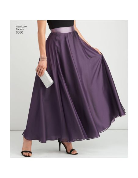 Patron New Look 6580 - Jupe