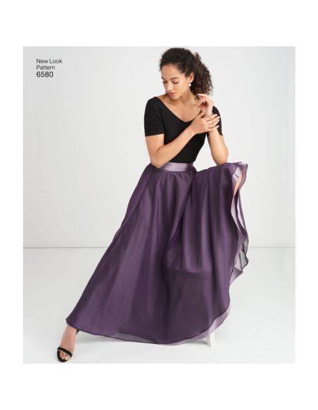 Patron New Look 6580 - Jupe