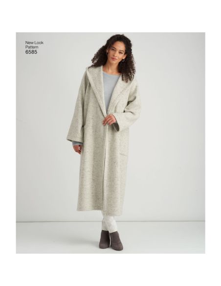 Patron New Look 6585 - Manteau