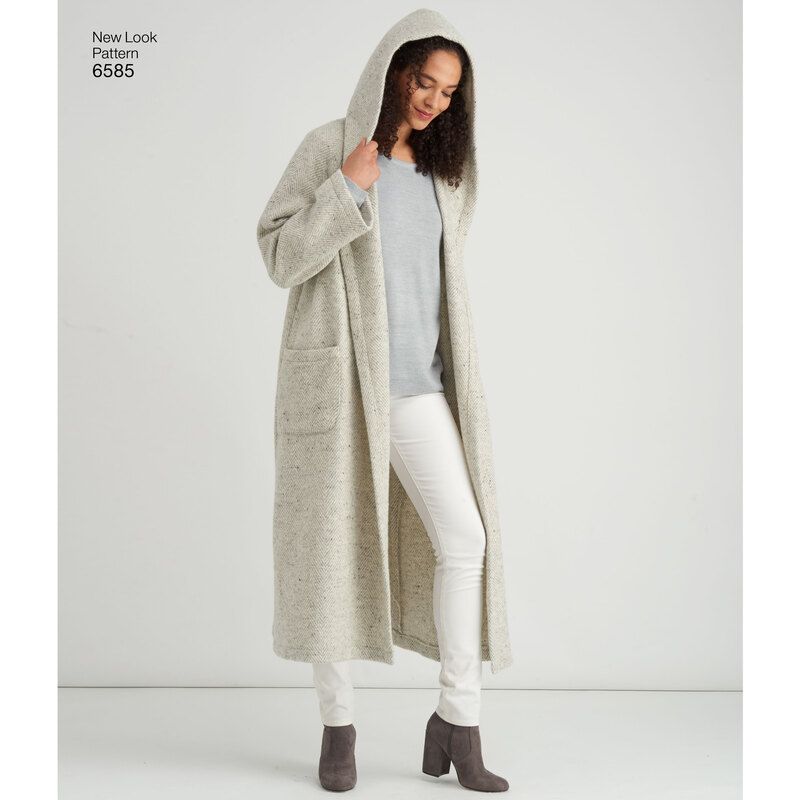 Patron New Look 6585 - Manteau