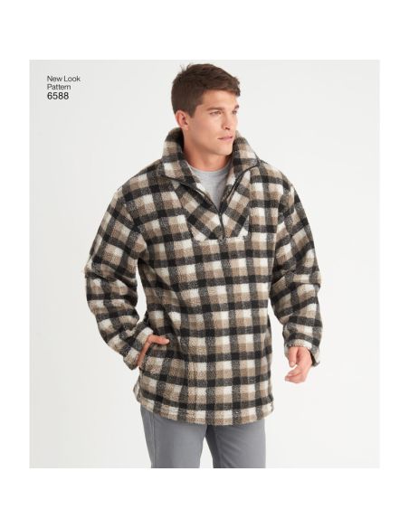 Patron New Look 6588 - Pull unisexe