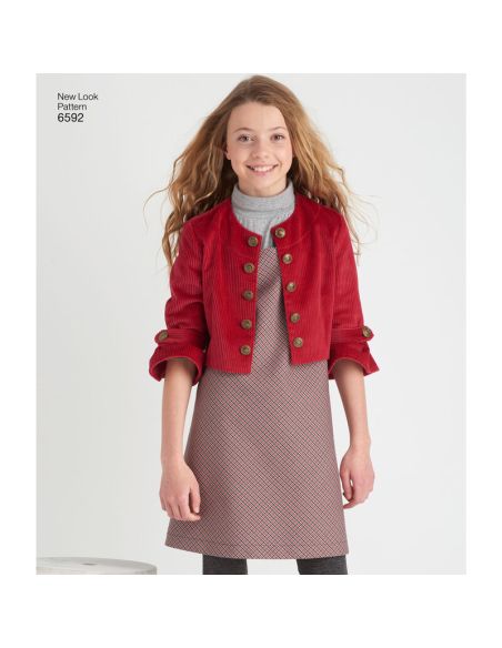 Patron New Look 6592 - Ensemble pour filles