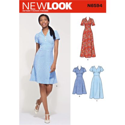 Patron New Look 6594 - Robe