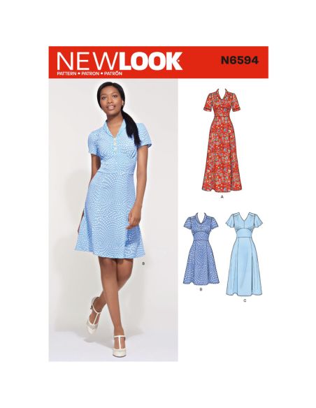 Patron New Look 6594 - Robe
