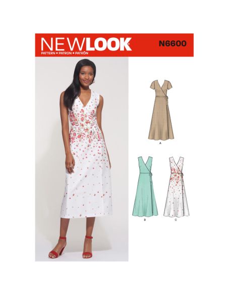 Patron New Look 6600 - Robe