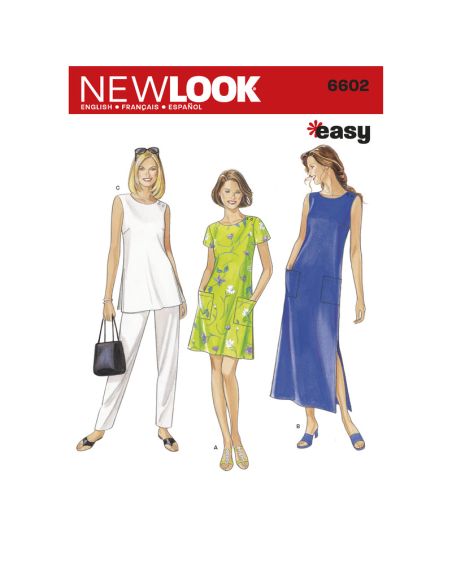 Patron New Look 6602 - Robe