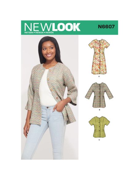 Patron New Look 6607 - Gilet