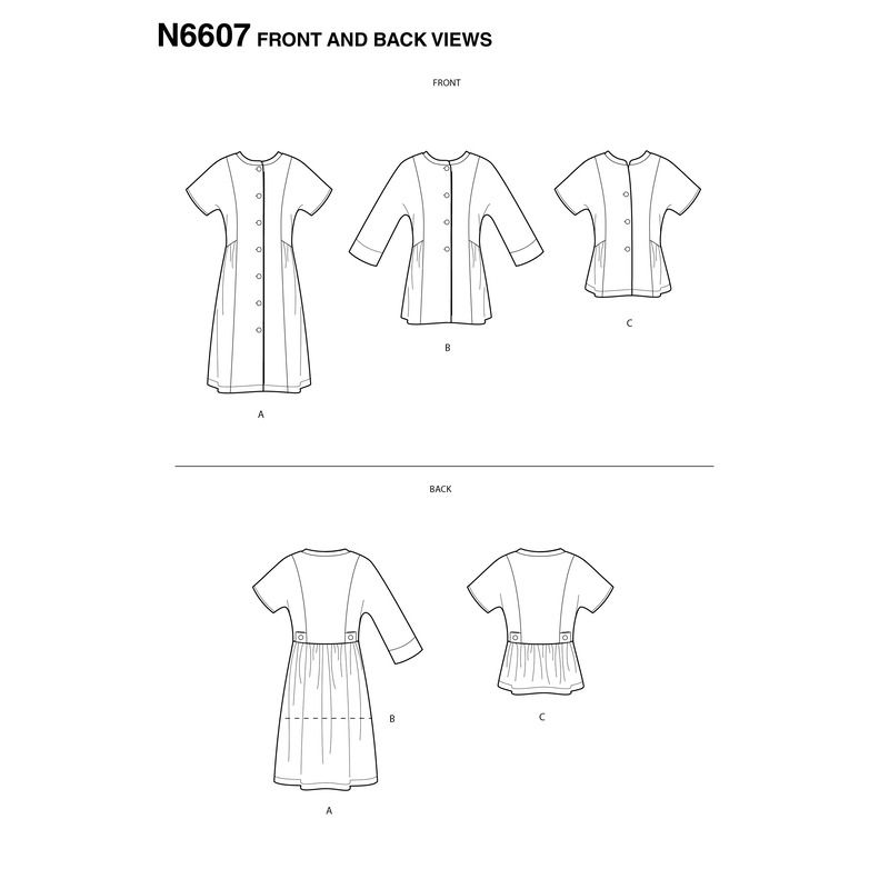 Patron New Look 6607 - Gilet