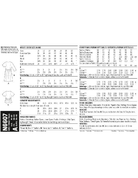 Patron New Look 6607 - Gilet