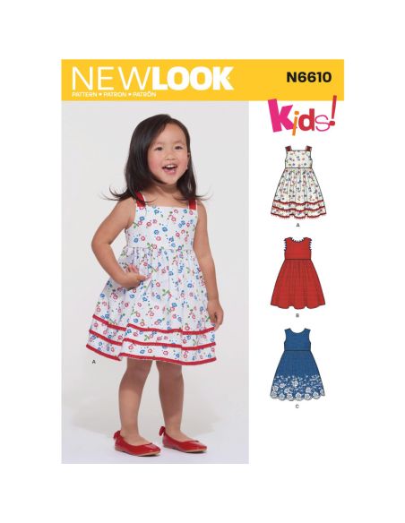 Patron New Look 6610 - Robe d'été