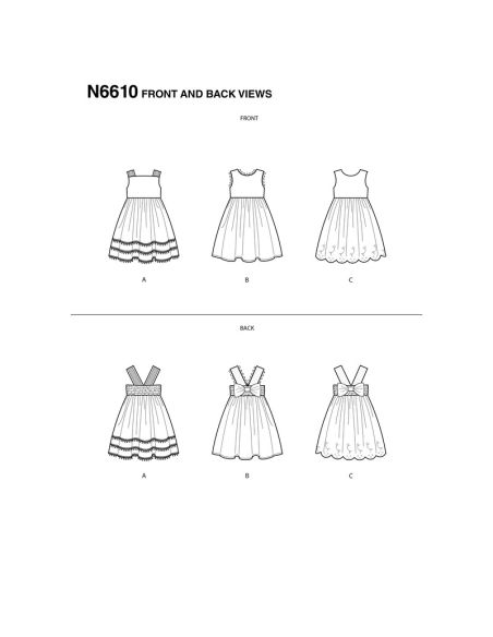 Patron New Look 6610 - Robe d'été