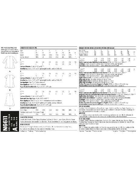 Patron New Look 6611 - Robe