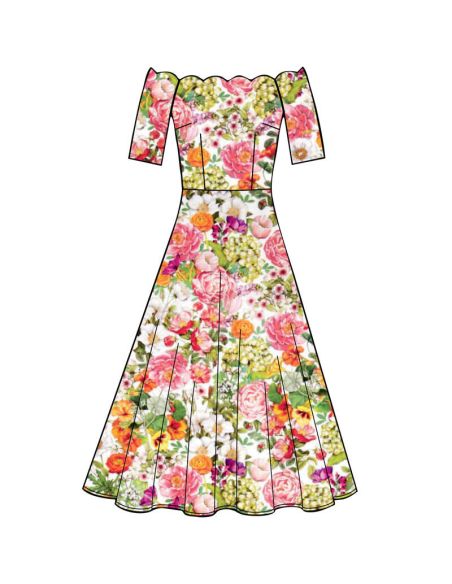 Patron New Look 6615 - Robe