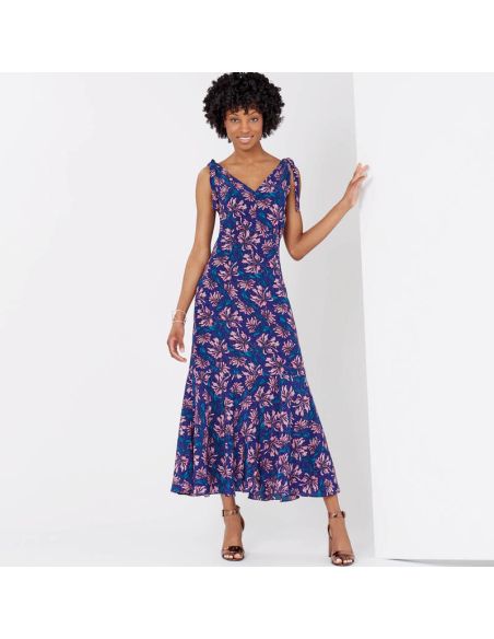 Patron New Look 6617 - Robe à bretelles nouées