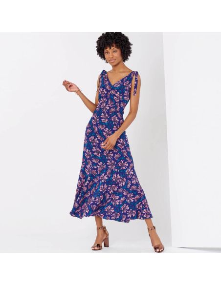 Patron New Look 6617 - Robe à bretelles nouées