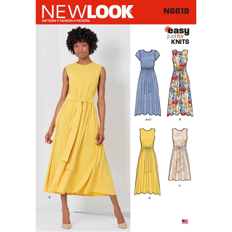 Patron New Look 6618 - Robe