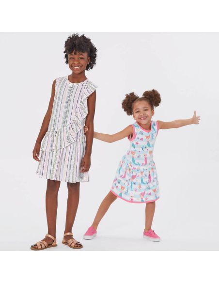 Patron New Look 6630 - Robe à volants