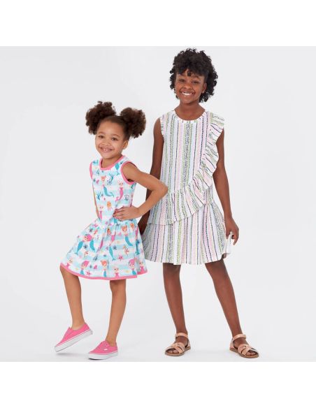 Patron New Look 6630 - Robe à volants