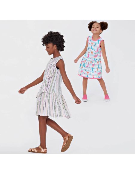 Patron New Look 6630 - Robe à volants