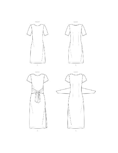 Patron New Look 6650 - Robe pull