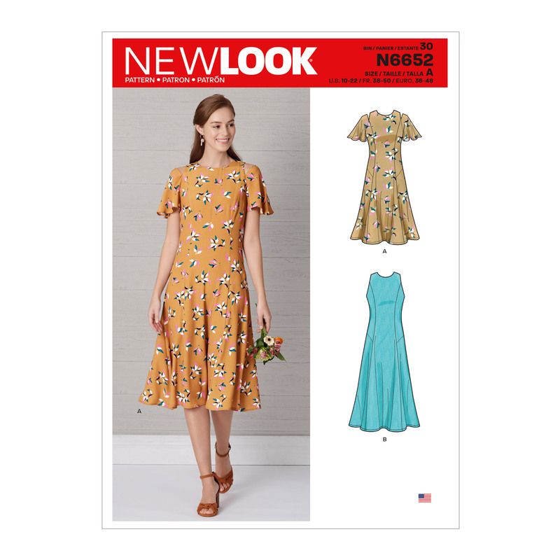 Patron New Look 6652 - Robe