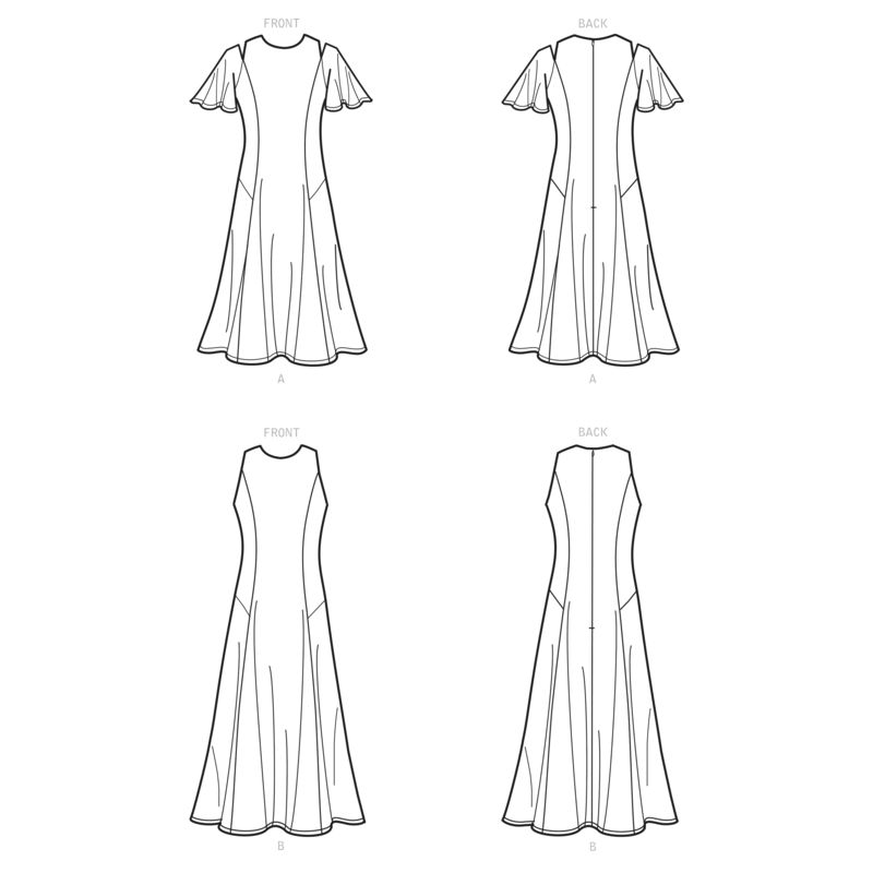 Patron New Look 6652 - Robe