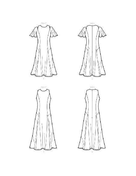 Patron New Look 6652 - Robe