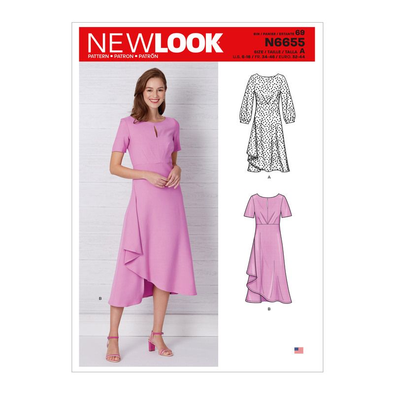 Patron New Look 6655 -Robe