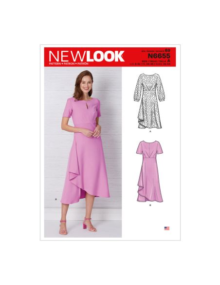 Patron New Look 6655 -Robe