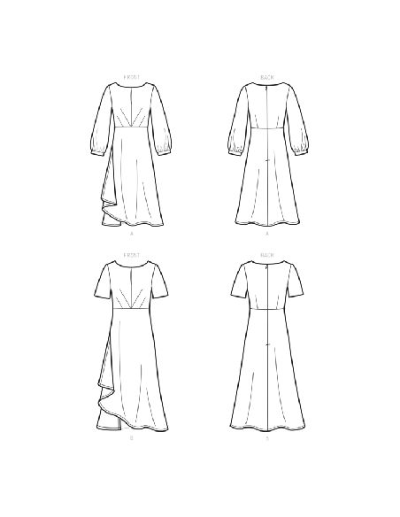 Patron New Look 6655 -Robe