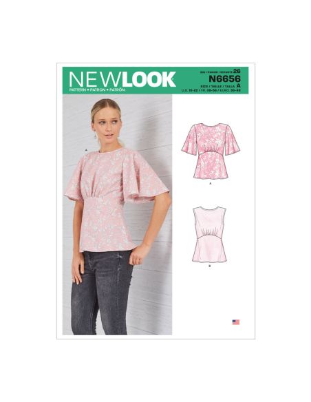 Patron New Look 6656 - Haut