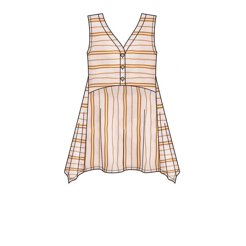 Patron New Look 6658 - Haut