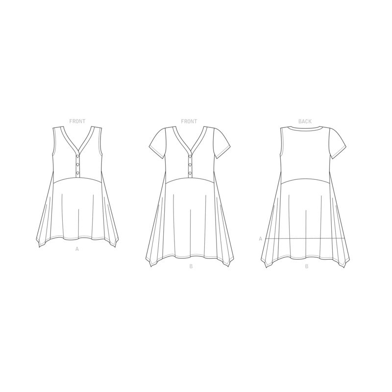 Patron New Look 6658 - Haut