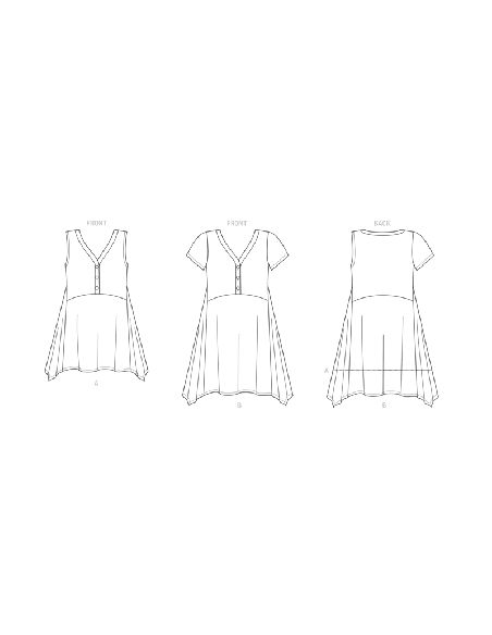 Patron New Look 6658 - Haut