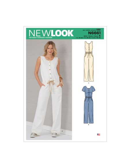 Patron New Look 6661 - Combinaison