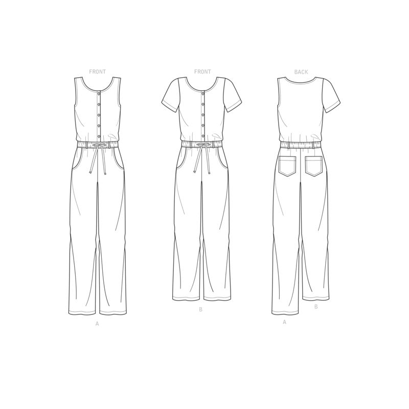 Patron New Look 6661 - Combinaison