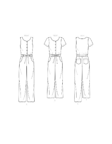 Patron New Look 6661 - Combinaison