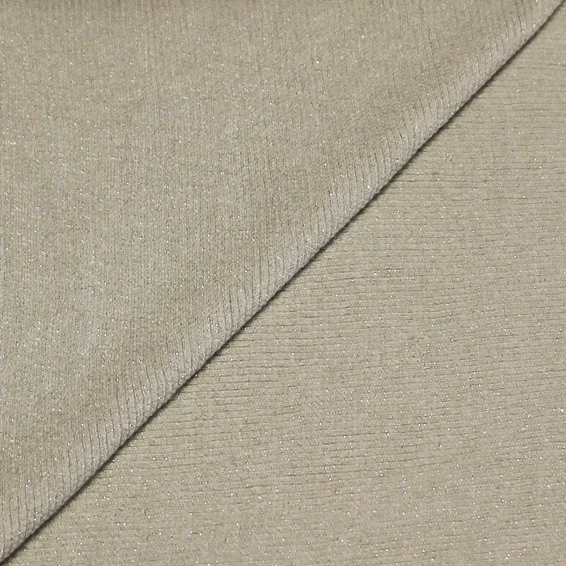 Jersey tubulaire viscose - Vert clair pailleté