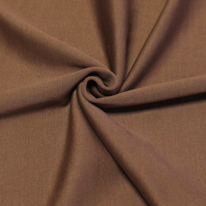 Jersey tubulaire 100% coton mercerisé - Marron clair 2