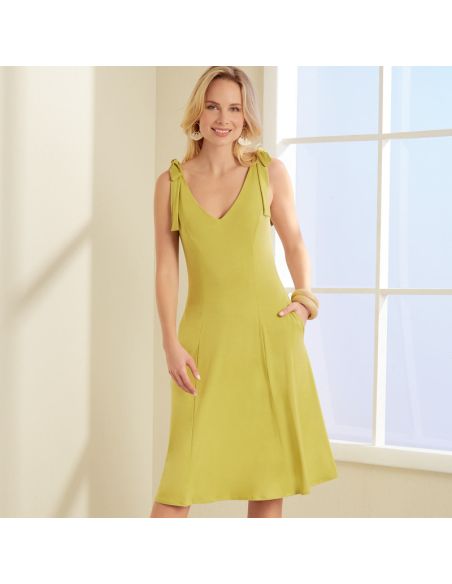 Patron New Look 6669 - Robe couture princesse évasée