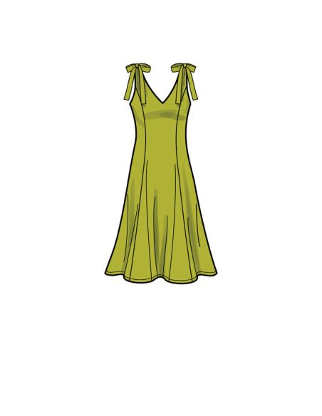 Patron New Look 6669 - Robe couture princesse évasée