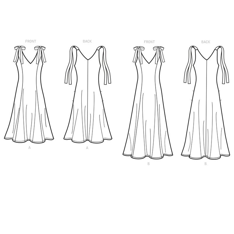 Patron New Look 6669 - Robe couture princesse évasée