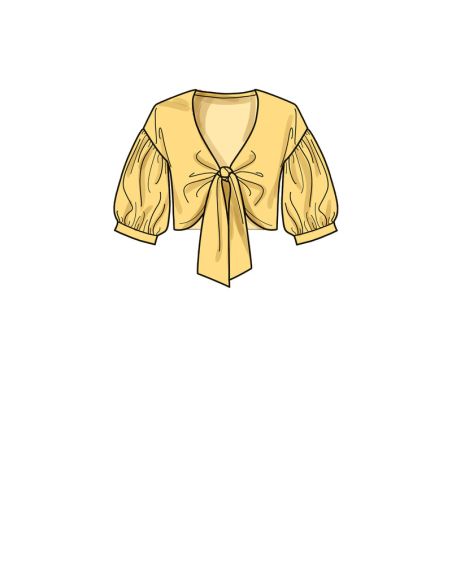 Patron New Look 6677 - Ensemble veste courte à nouer et pantalons large