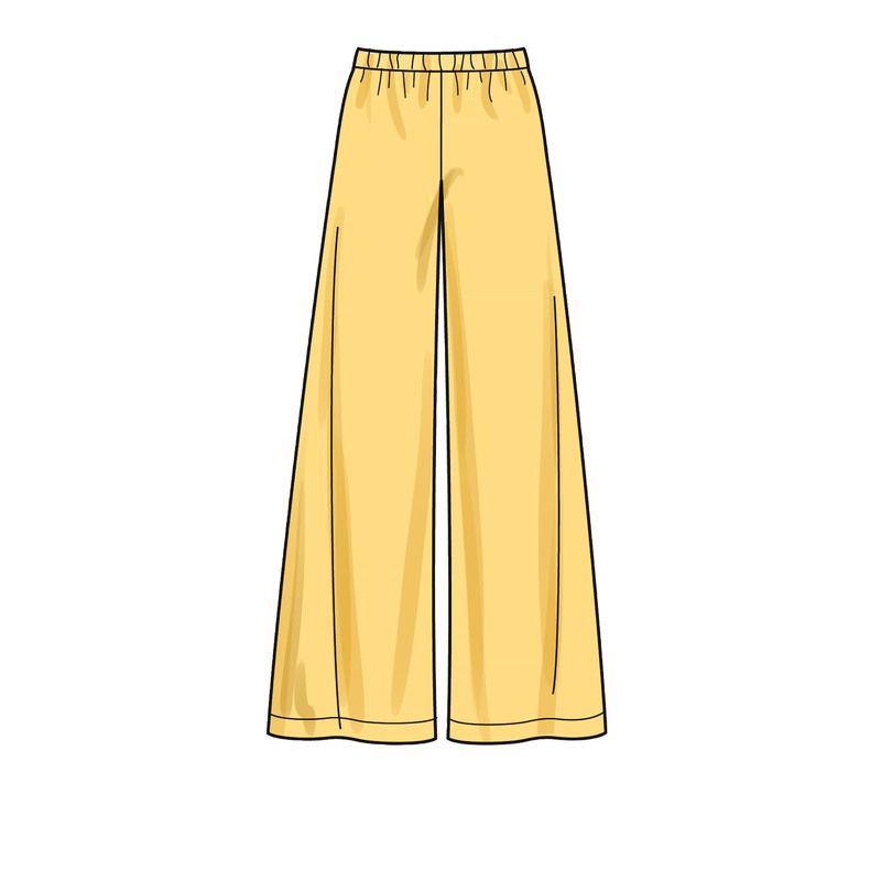 Patron New Look 6677 - Ensemble veste courte à nouer et pantalons large