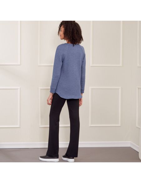 Patron New Look 6689 - Ensemble style Lounge, tunique et pantalon