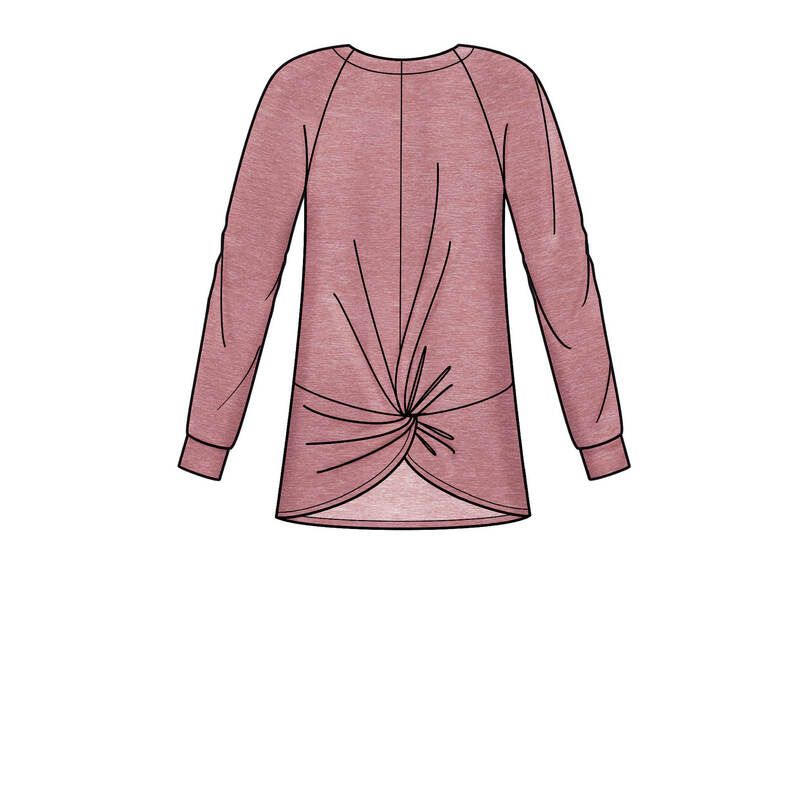 Patron New Look 6689 - Ensemble style Lounge, tunique et pantalon