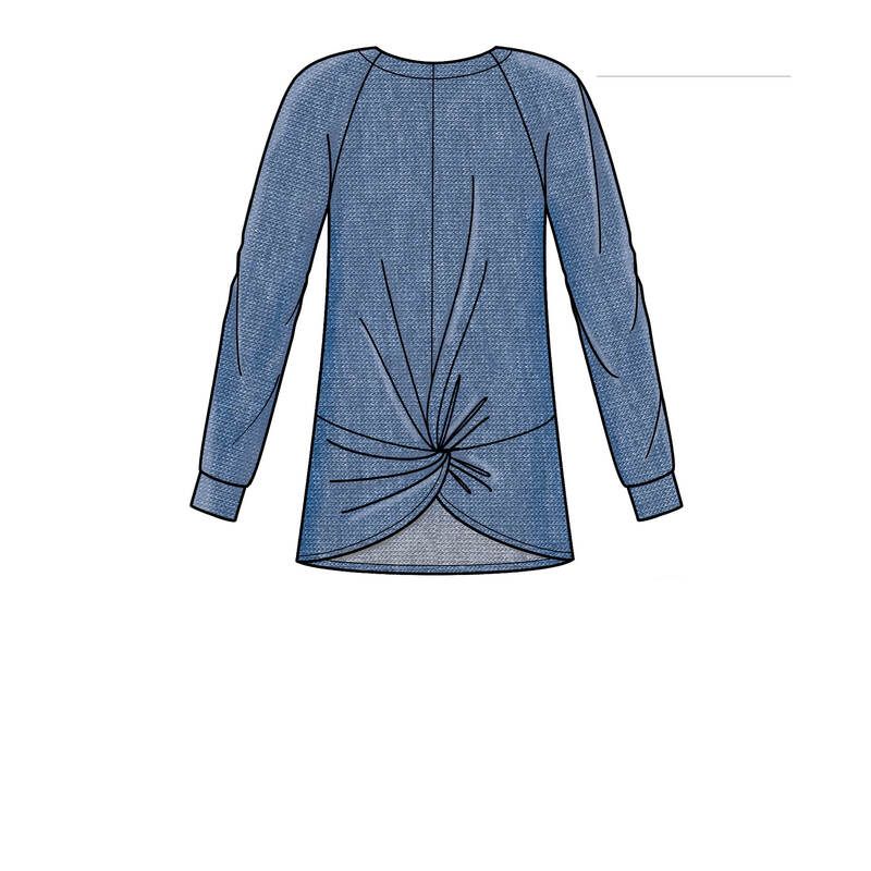 Patron New Look 6689 - Ensemble style Lounge, tunique et pantalon