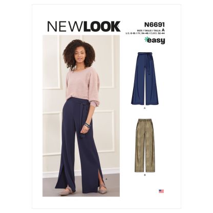 Patron New Look 6691 - Pantalon sur élastique
