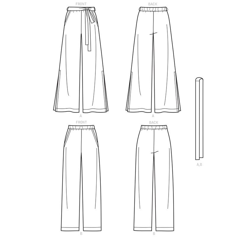 Patron New Look 6691 - Pantalon sur élastique