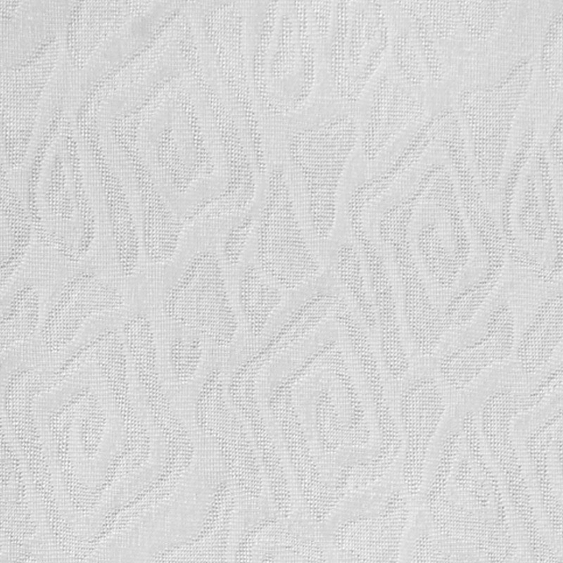Jersey jacquard spirales blanc vendu au mètre